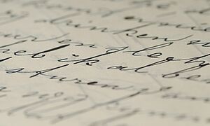 Workshop zum kreativen Schreiben in Olsberg Schnörkelige Schrift